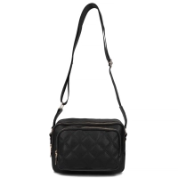 Black shoulderbag charm sombre