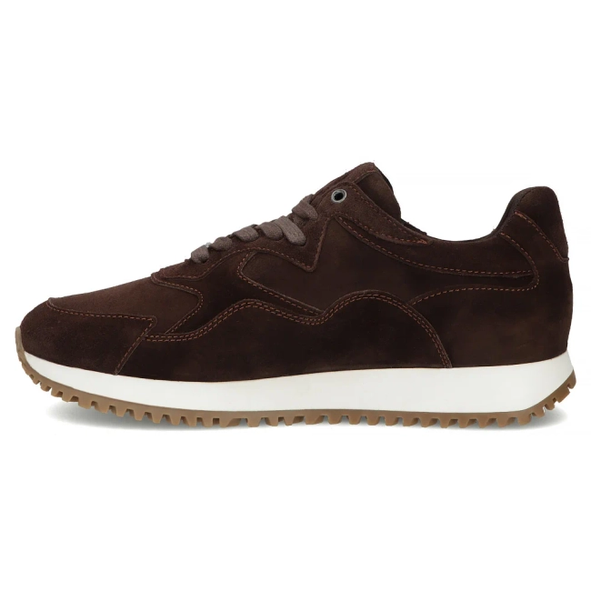 Skórzane sneakersy Filippo MP8276/26 D BR ciemnobrązowe