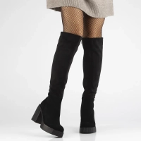 Leather boots Filippo DKZ6639/24 BK black