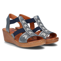 Leather sandals Artiker 46C2391 blue