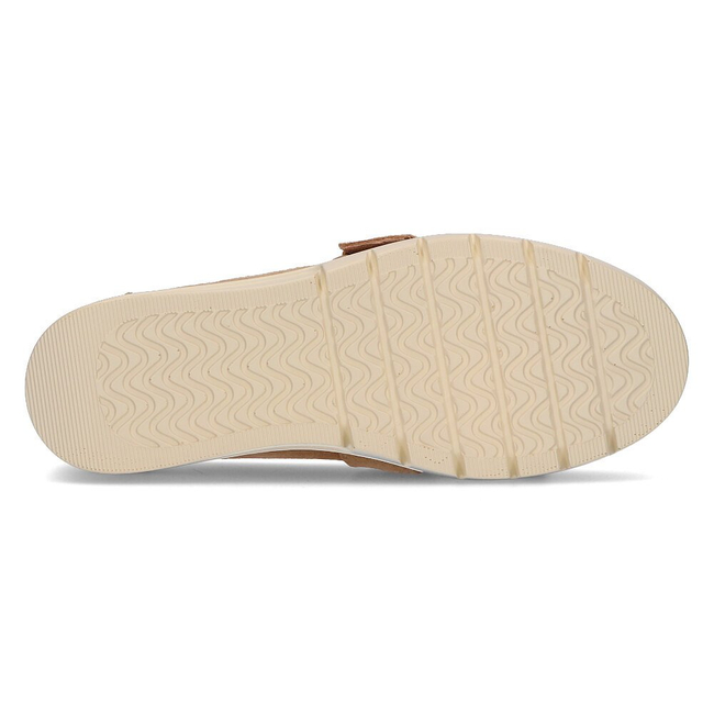 Skórzane mokasyny Filippo DP2029/21 BE beżowe