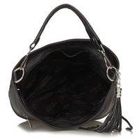 Handbag Toscanio Hobo Leather 1677 black