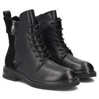 Leather ankle boots Filippo DBT8022/26 BK black