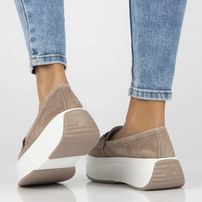 Leather shoes Filippo DP6132/25 BE beige