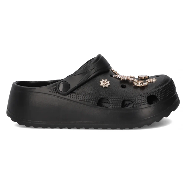 Klapki Filippo DK6690/24 BK czarne