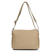 Handbag Toscanio Leather Messenger Bag A59 beige