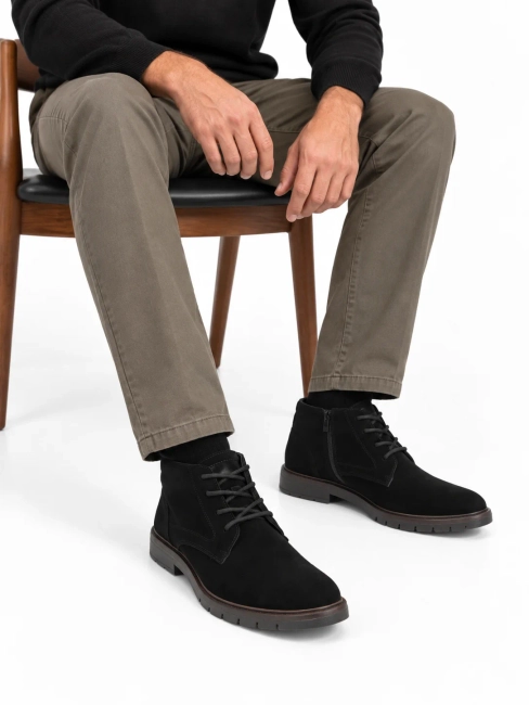 Leather ankle boots Filippo MBT8318/26 BK black