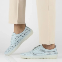 Leather shoes Filippo DP6064/24 BL blue