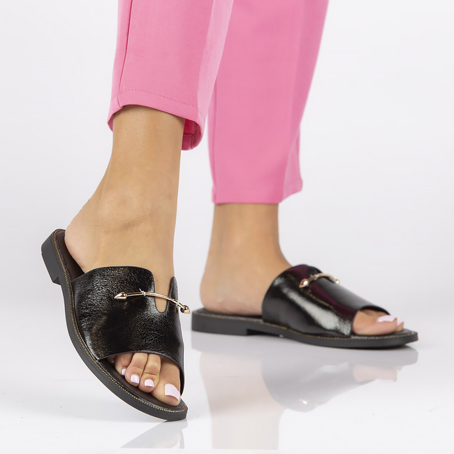 Slippers Filippo DK3700/22 BK black