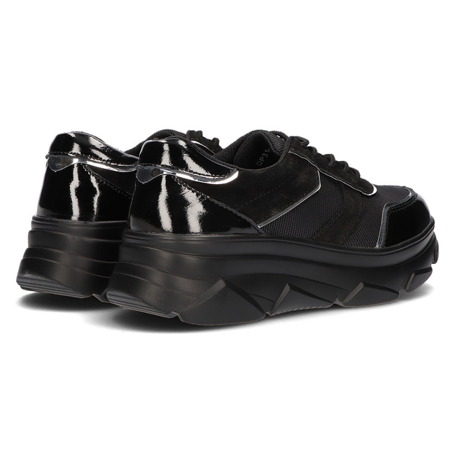 Skórzane sneakersy Filippo DP3178/21 BK czarne