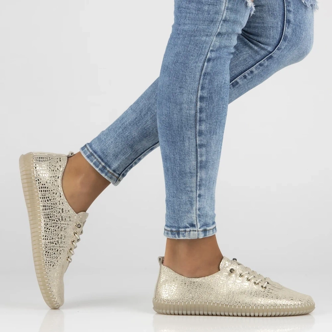 Leather shoes Filippo DP6140/25 GO gold