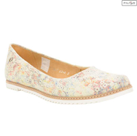 Ballerinas MACIEJKA 02467-04/00-5 white squares 8022793