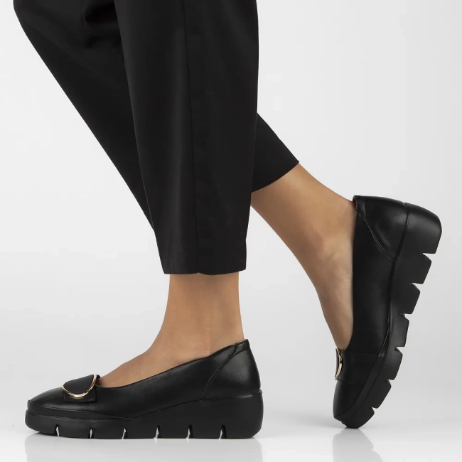 Leather shoes Filippo DP6465/24 BK black