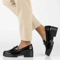 Leather shoes Filippo DP4139/24 BK black