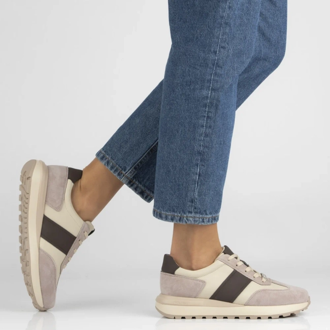 Leather sneakers Filippo DP7509/26 BE beige