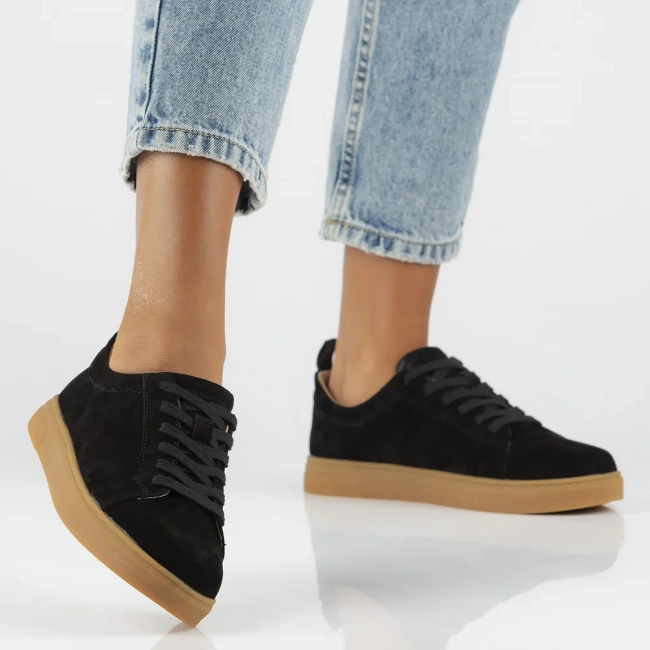 Leather shoes Filippo DP6129/24 BK black