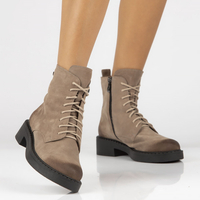 Leather ankle boots Filippo 60364 taupe