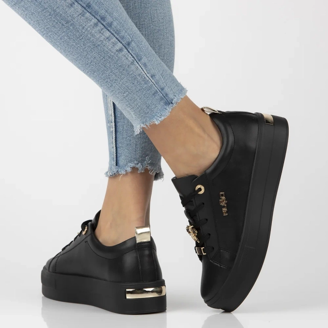 Leather shoes Filippo DP3533/25 BK DI black