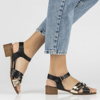 Leather sandals Filippo 40275 black
