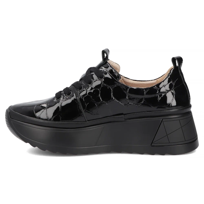 Leather sneakers Filippo DP6427/26 BK CR black