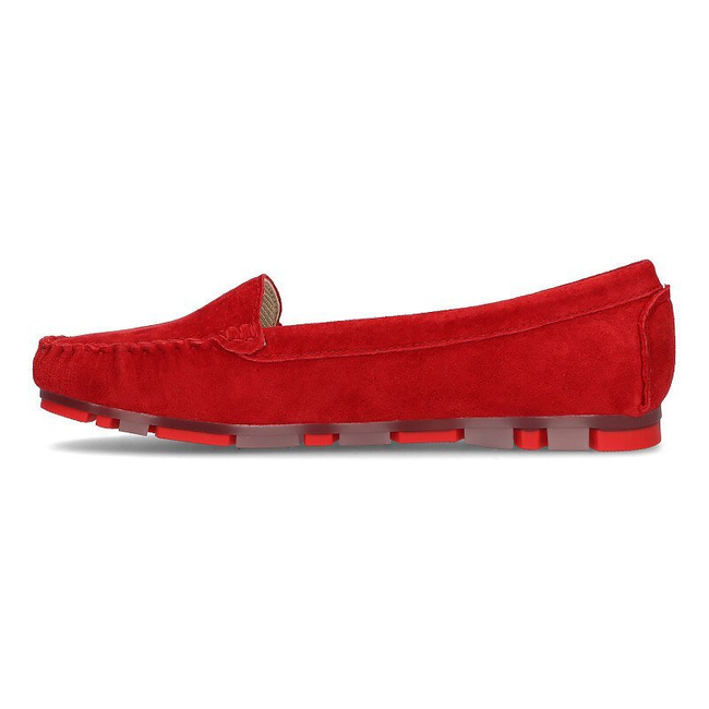 Leather loafers Filippo DP2037/21 RD red