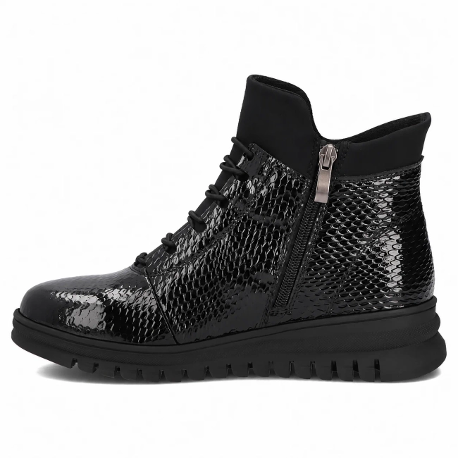 Skórzane botki Filippo DBT8075/26 BK PT czarne