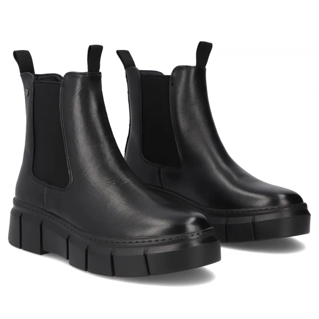 Leather ankle boots Filippo DBT7264/25 BK black