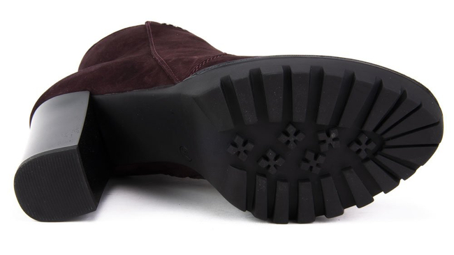 Ankle boots Claudio Rosetti 440/G Plum Nubuk