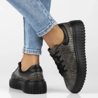 Skórzane sneakersy Filippo DP6766/25 GR szare