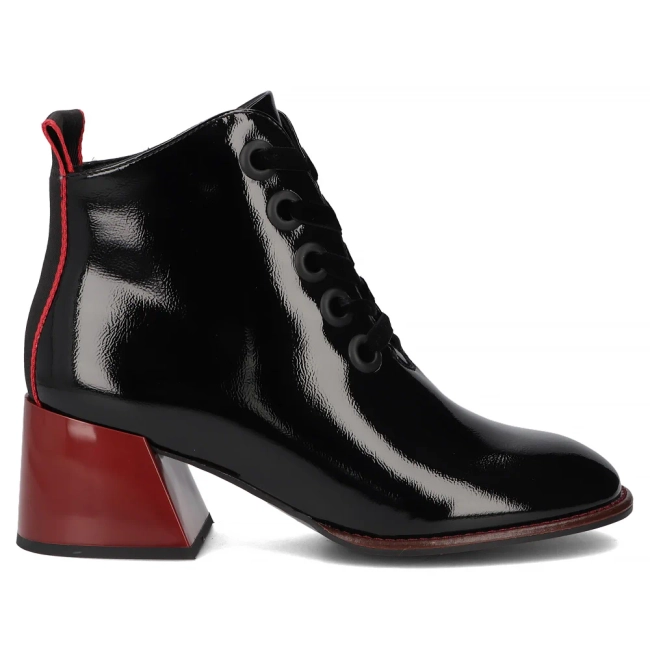 Botki na obcasie Filippo DBT3110/26 BK czarne