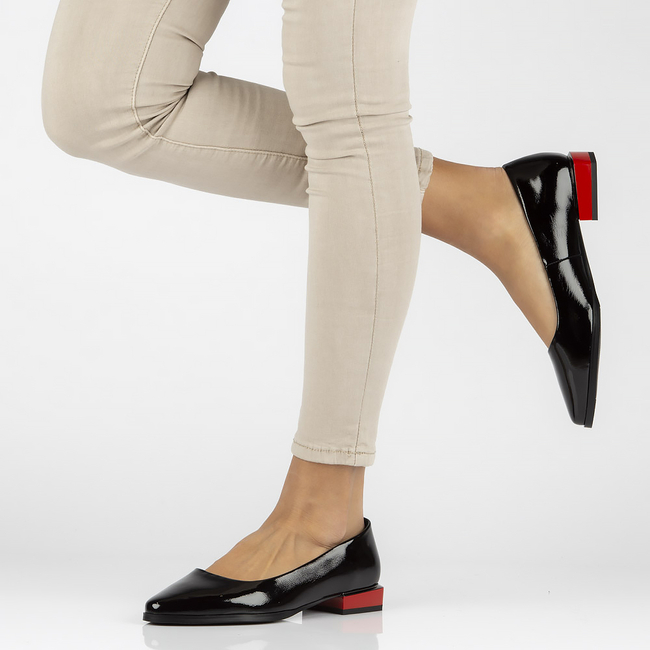 Leather shoes Filippo DP2383/22 BKL black