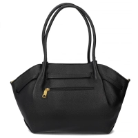 Black shopper bag night flow