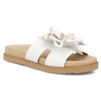 Leather flip-flops Filippo DK7638/26 WH white