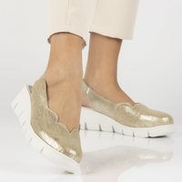 Leather shoes DP4558/23 GO gold