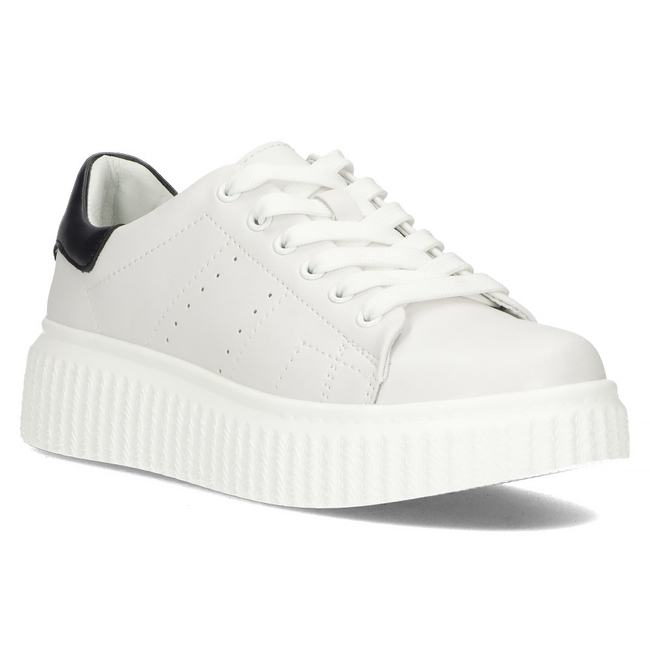 Skórzane Sneakersy Filippo DP4404/23 WH białe