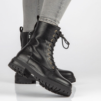 Botki typu workery Filippo DBT3017/21 BK czarne