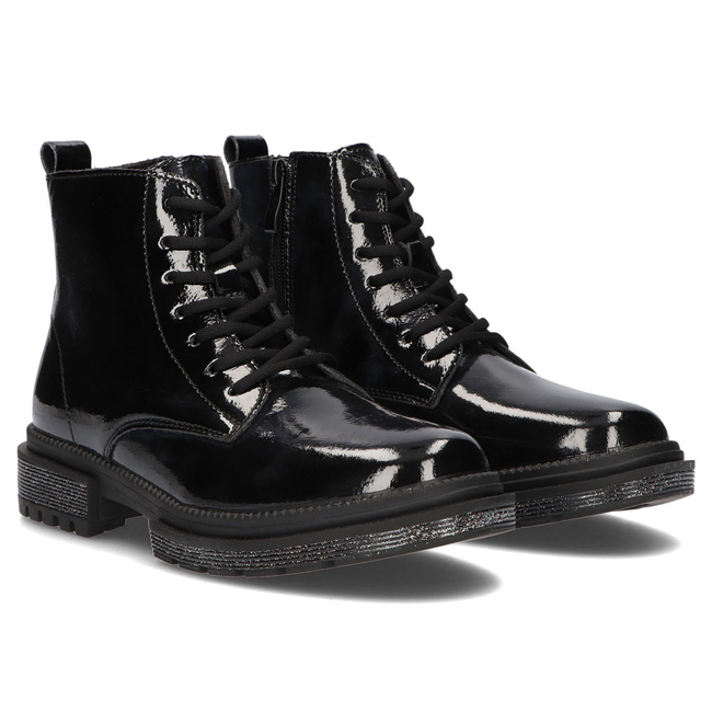 Skórzane botki Filippo DBT3184/21 BK czarne