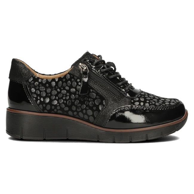 Leather shoes Filippo DP4912/23 BK L black