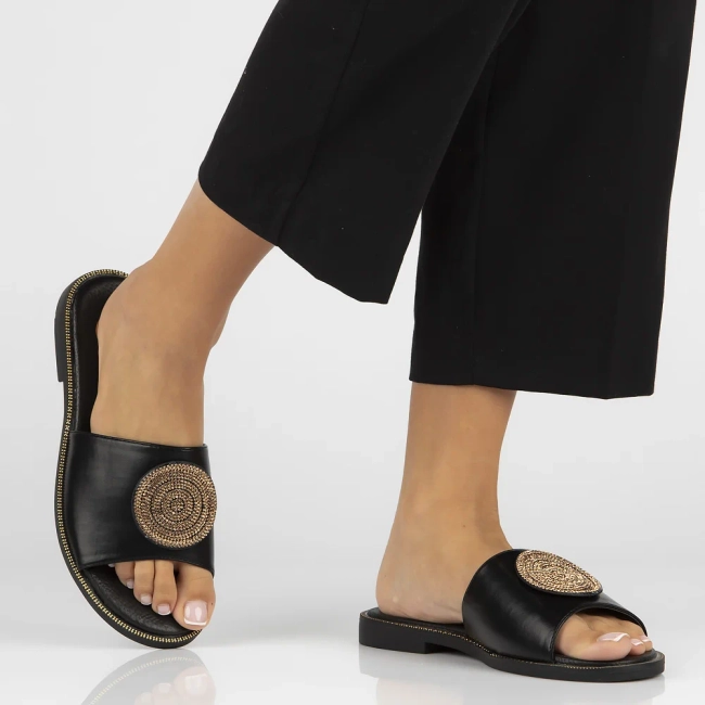 Slippers Filippo DK6217/25 BK black