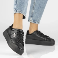 Leather shoes Filippo DP4707/23 BK black