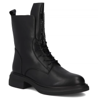 Leather ankle boots Filippo DBT7241/25 BK black
