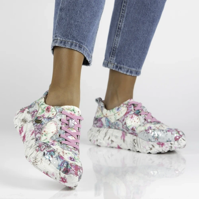 Leather sneakers Laura Vita sofiao 07 pink