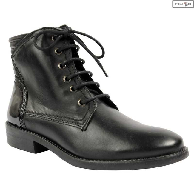 Ankle boots TAMARIS 1/1-25118/25 blk/blk.patenta 8021199