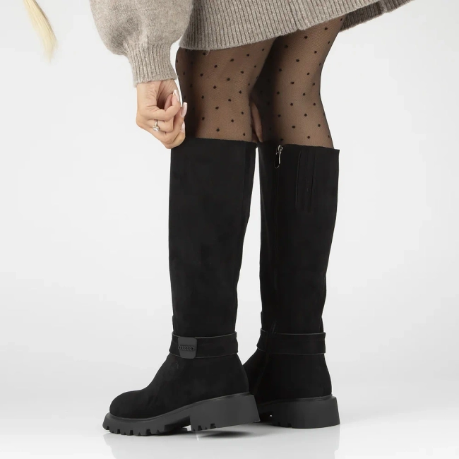 Kozaki Filippo DKZ6606/24 BK czarne