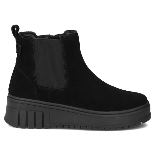 Leather ankle boots Filippo DBT7279/25 BK black