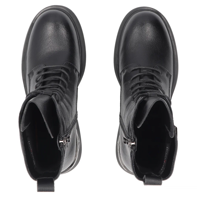 Leather ankle boots Filippo DBT8034/26 BK black
