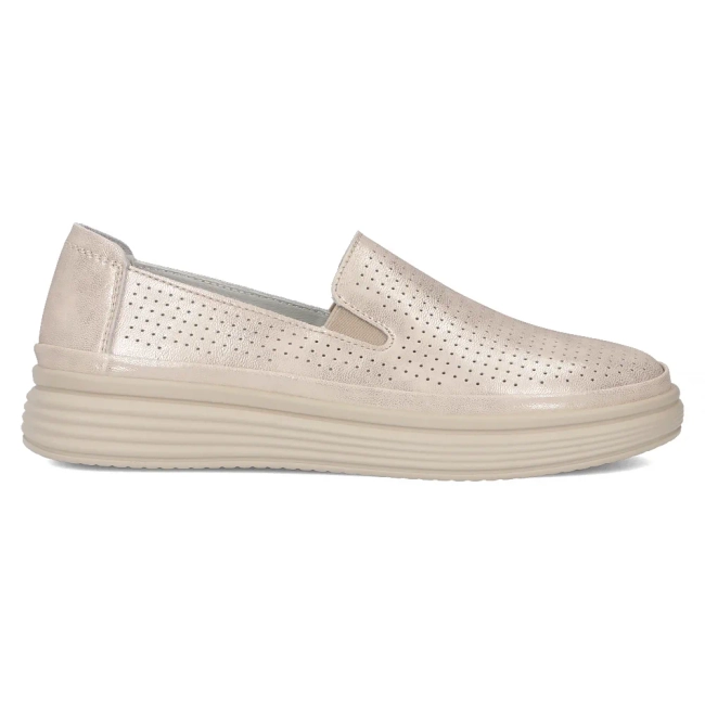 Leather shoes Filippo DP6752/25 GO gold