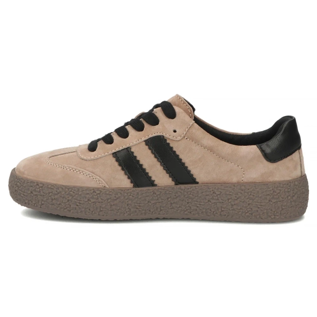 Skórzane sneakersy Filippo DP7958/26 BE beżowe