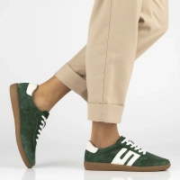Leather sneakers Filippo DP7492/25 GE green
