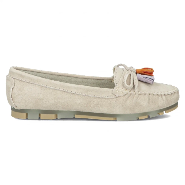 Leather loafers Filippo DP6136/25 BE beige